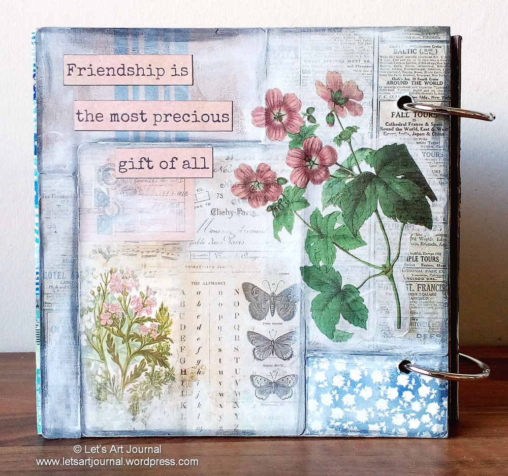 Creating A Mixed Media Collage In My Art Journal